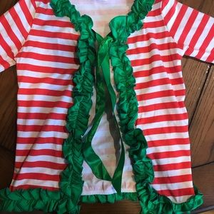 Girls holiday party cardigan size x large